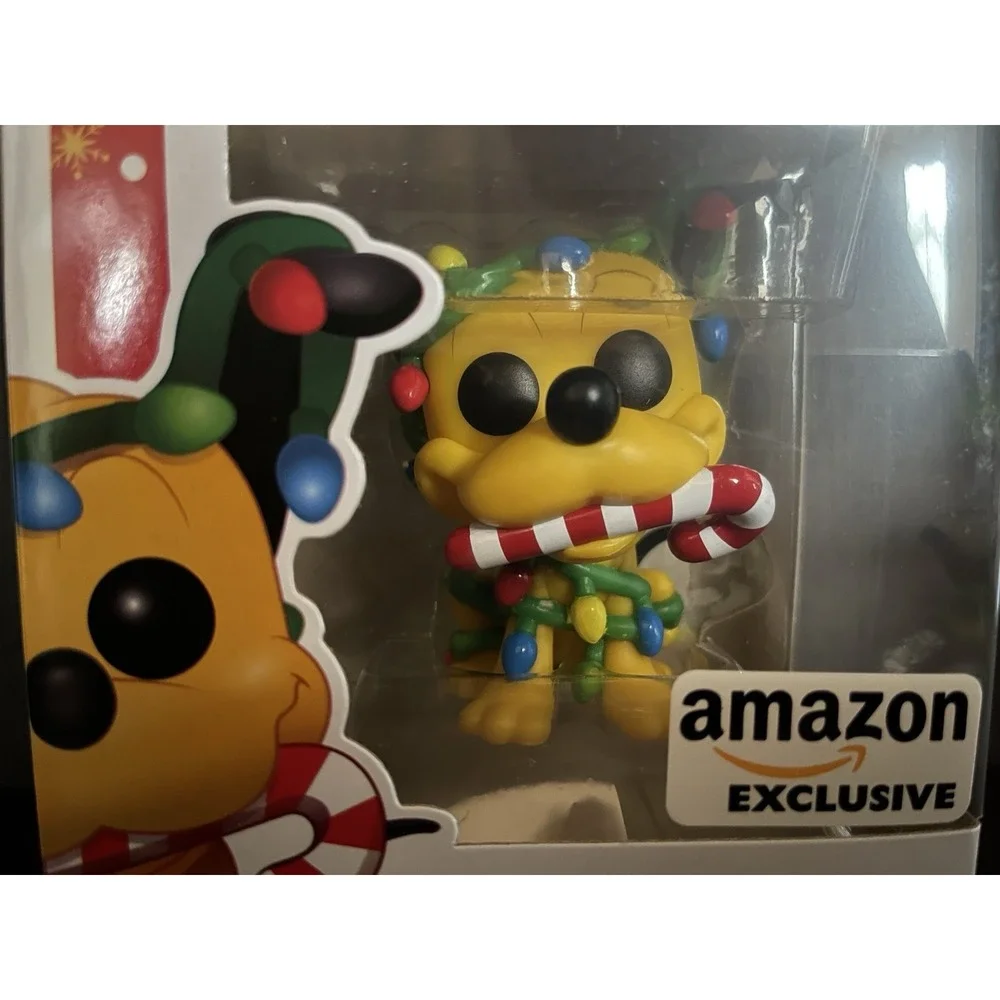 Funko Pop! #996 Christmas‎ Lights & Candy Cane Pluto-Amazon Exclusive (NRFP]